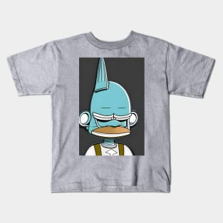 Cute robot man Kids T-Shirt